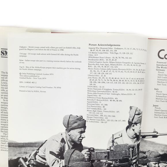 World War II Small Arms by John Weeks Hardbound 1979 Galahad Books - Picture 5 of 6
